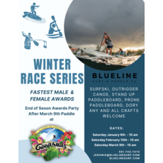 Blueline Surf + Paddle Co. ACTIVITIES Winter Series - 3 Race Registration