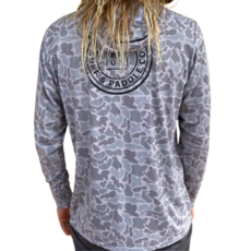 Blueline Surf + Paddle Co. Original UV Hoodie Duck Camo/Black