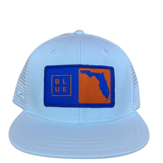 Blueline Surf + Paddle Co. Youth Florida Box UV Lite White / Royal Orange Florida Gators