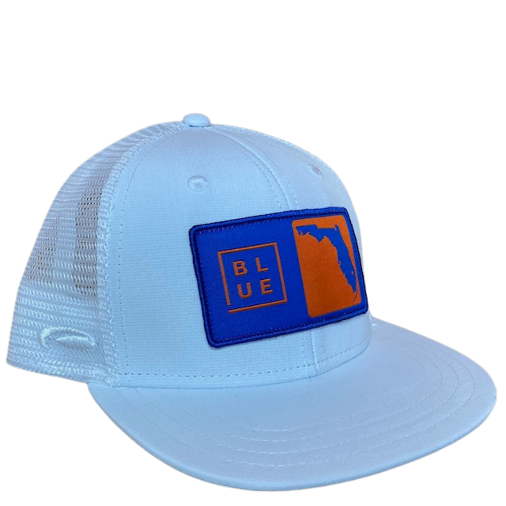 Blueline Surf + Paddle Co. Youth Florida Box UV Lite White / Royal Orange Florida Gators