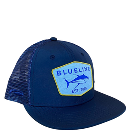 Blueline Surf + Paddle Co. Youth Tuna All Navy UV/White Topo Patch Yellow Ring