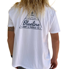 Blueline Surf + Paddle Co. Triangle Lighthouse Washed White/Navy
