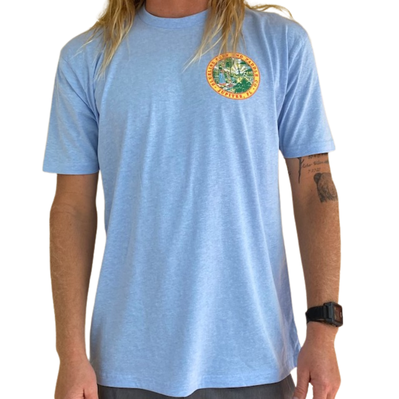 Blueline Surf + Paddle Co. Florida Seal 2 Heather Columbia Blue