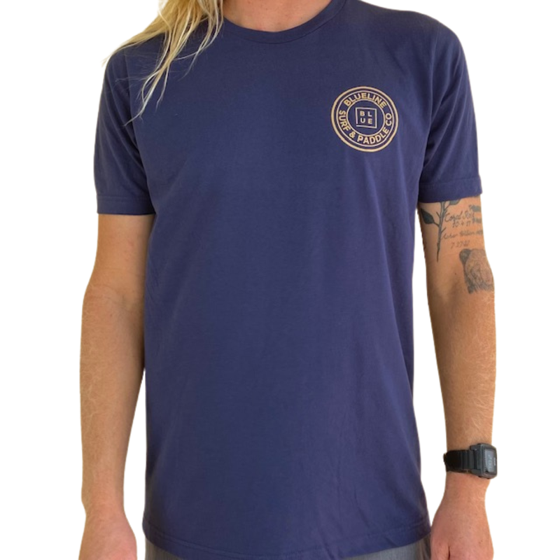 Blueline Surf + Paddle Co. The Original Solid Navy Blend/Golden