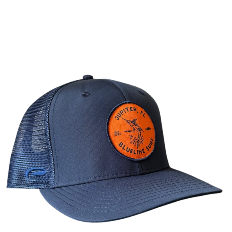 Blueline Surf + Paddle Co. Marlin Logo Navy/Navy