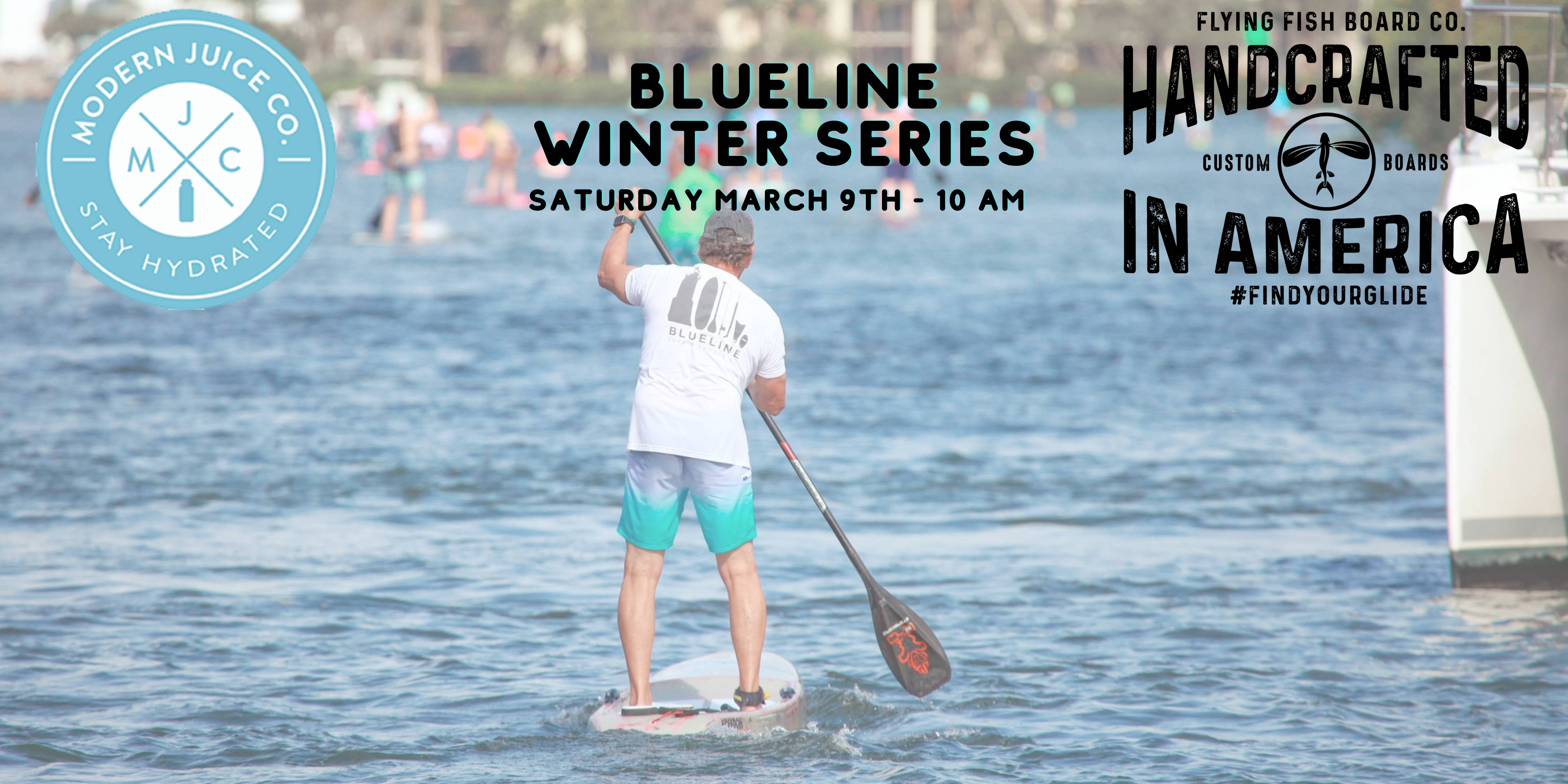 Blue line paddle board deals