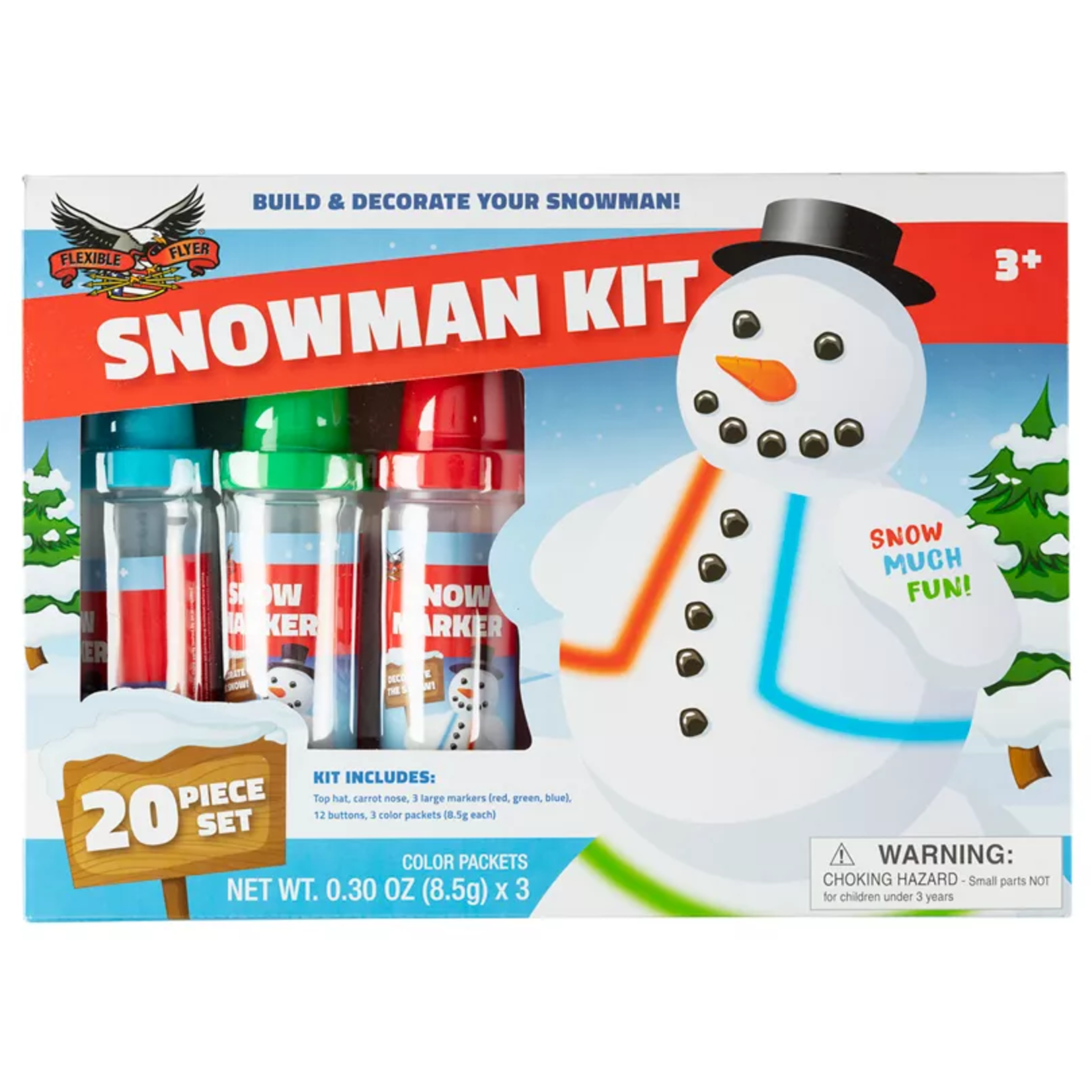 Snowman Kit - Red Solid