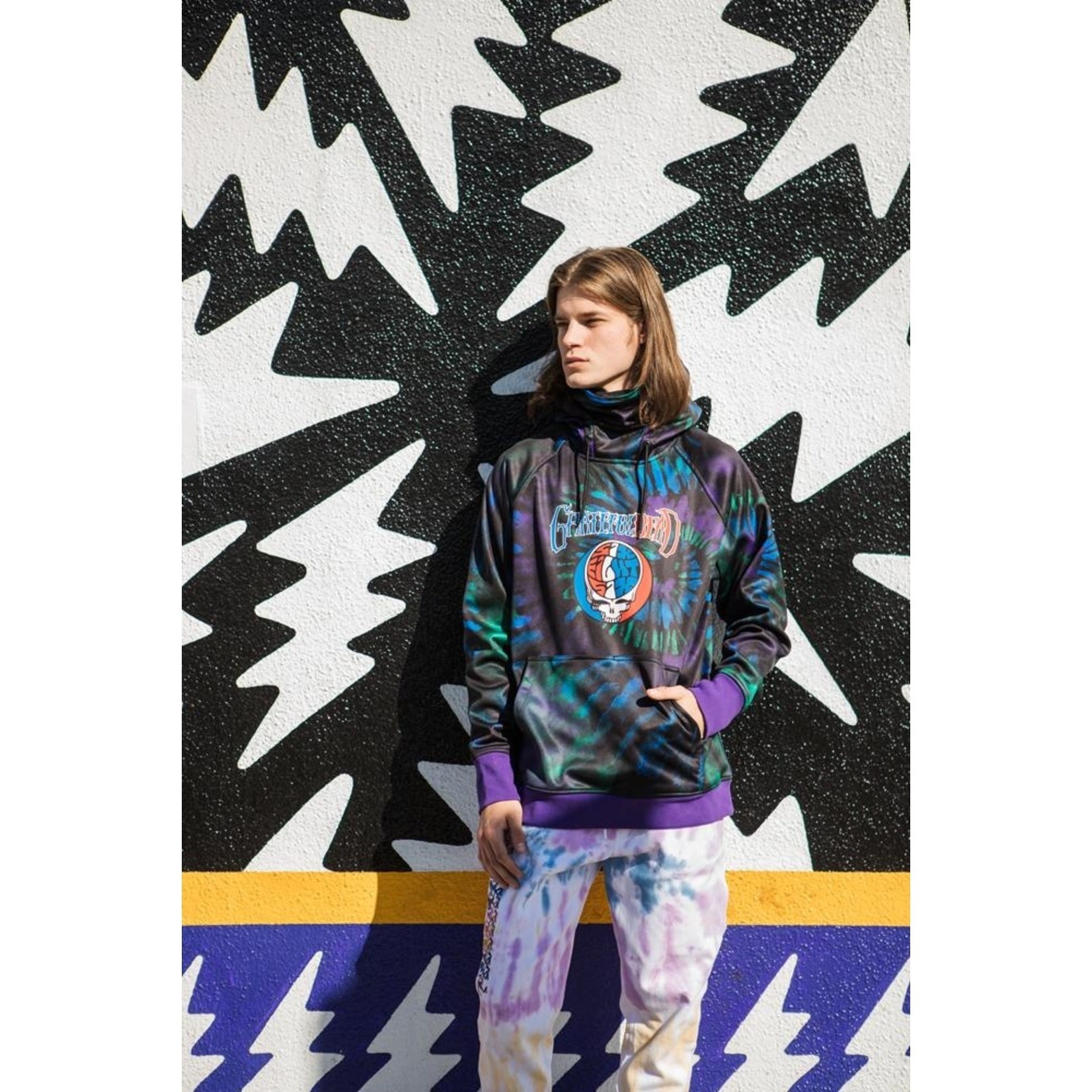 686 x grateful dead men's waterproof hoody