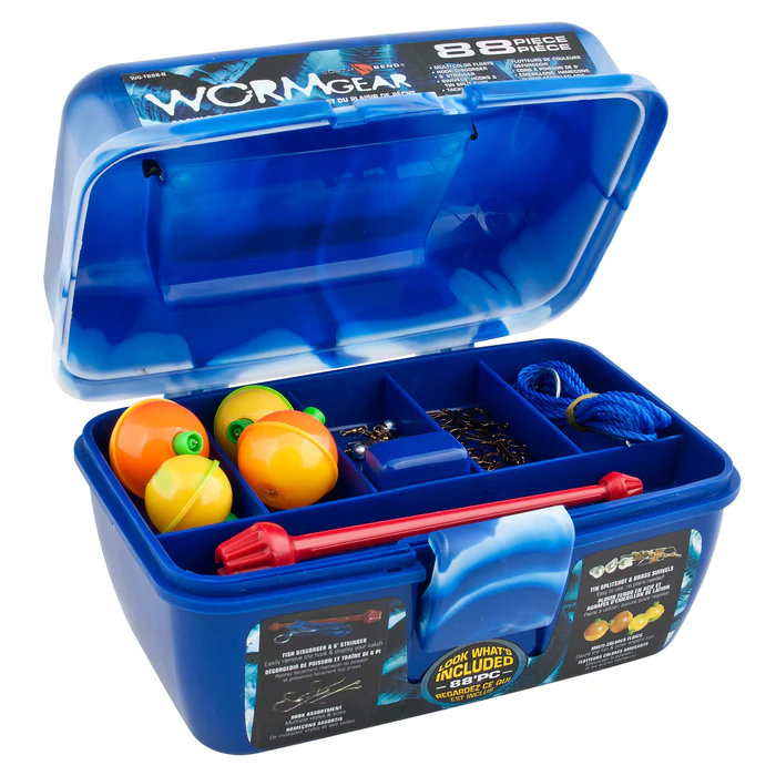 South Bend Tackle Box 88 Piece Blue South Bend Tackle Box 88 Piece Blue