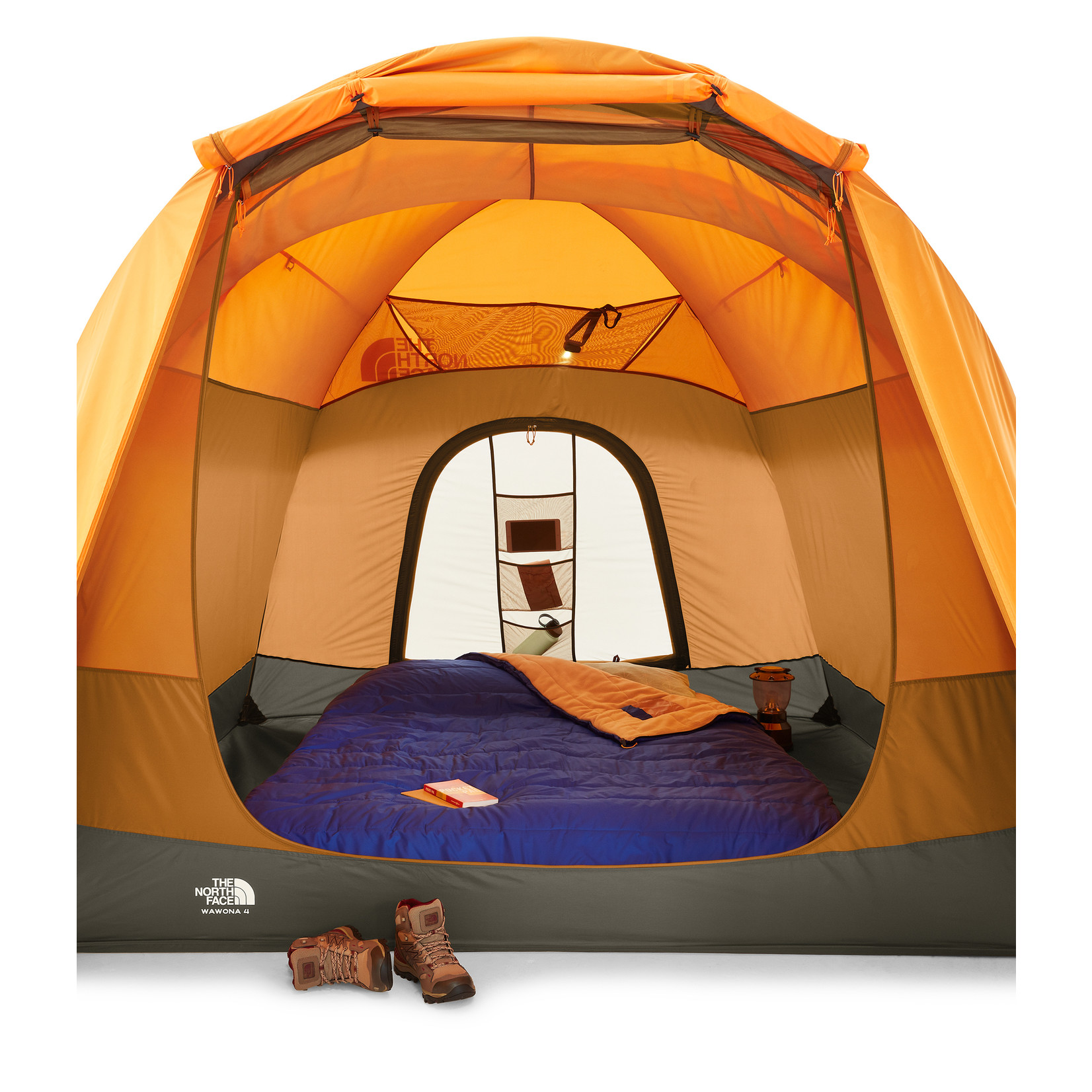 The North Face Wawona 4p Tent Light Exuberance Orange/Timber Tan/New