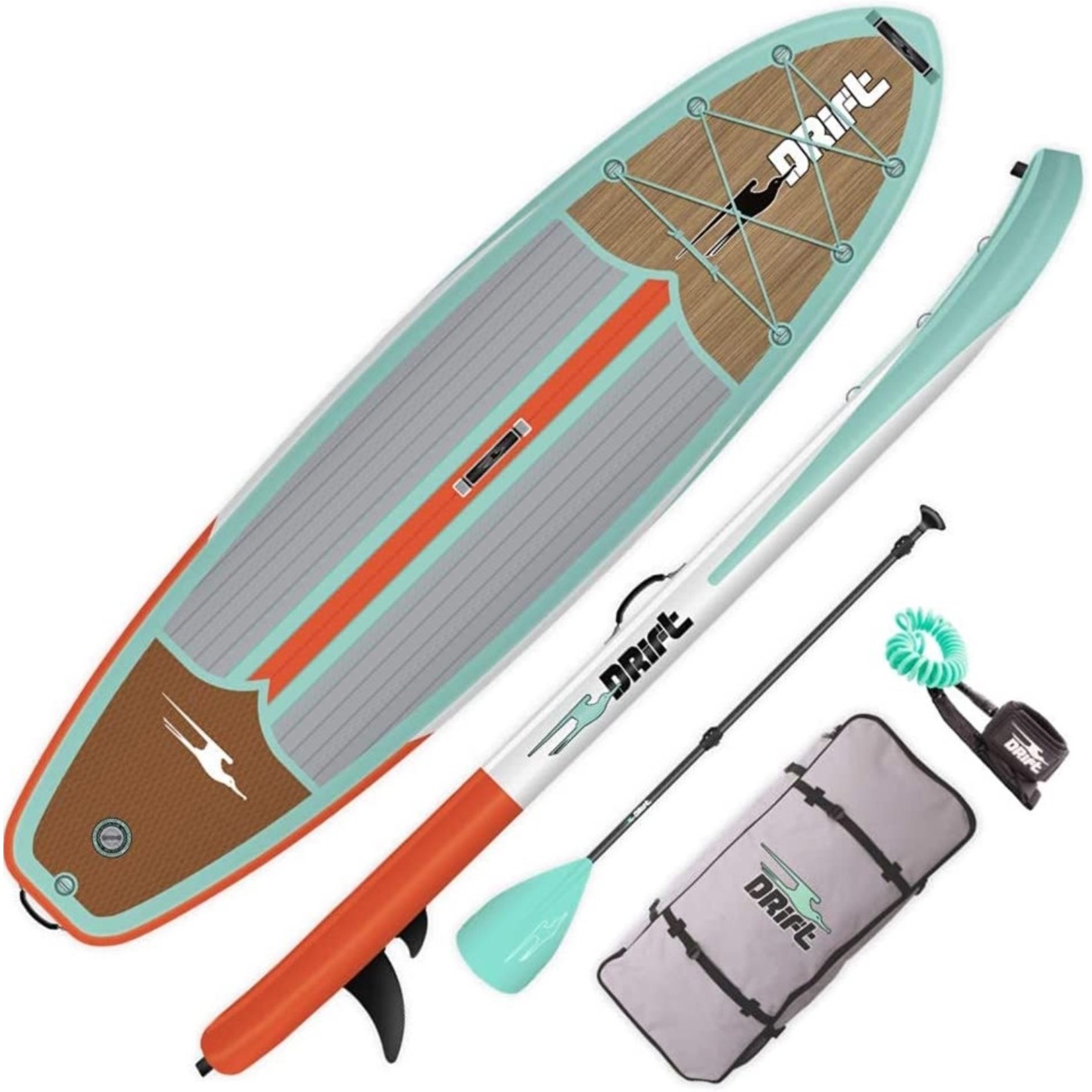 Bote Drift 10’8″ Inflatable Paddle Board with Leash