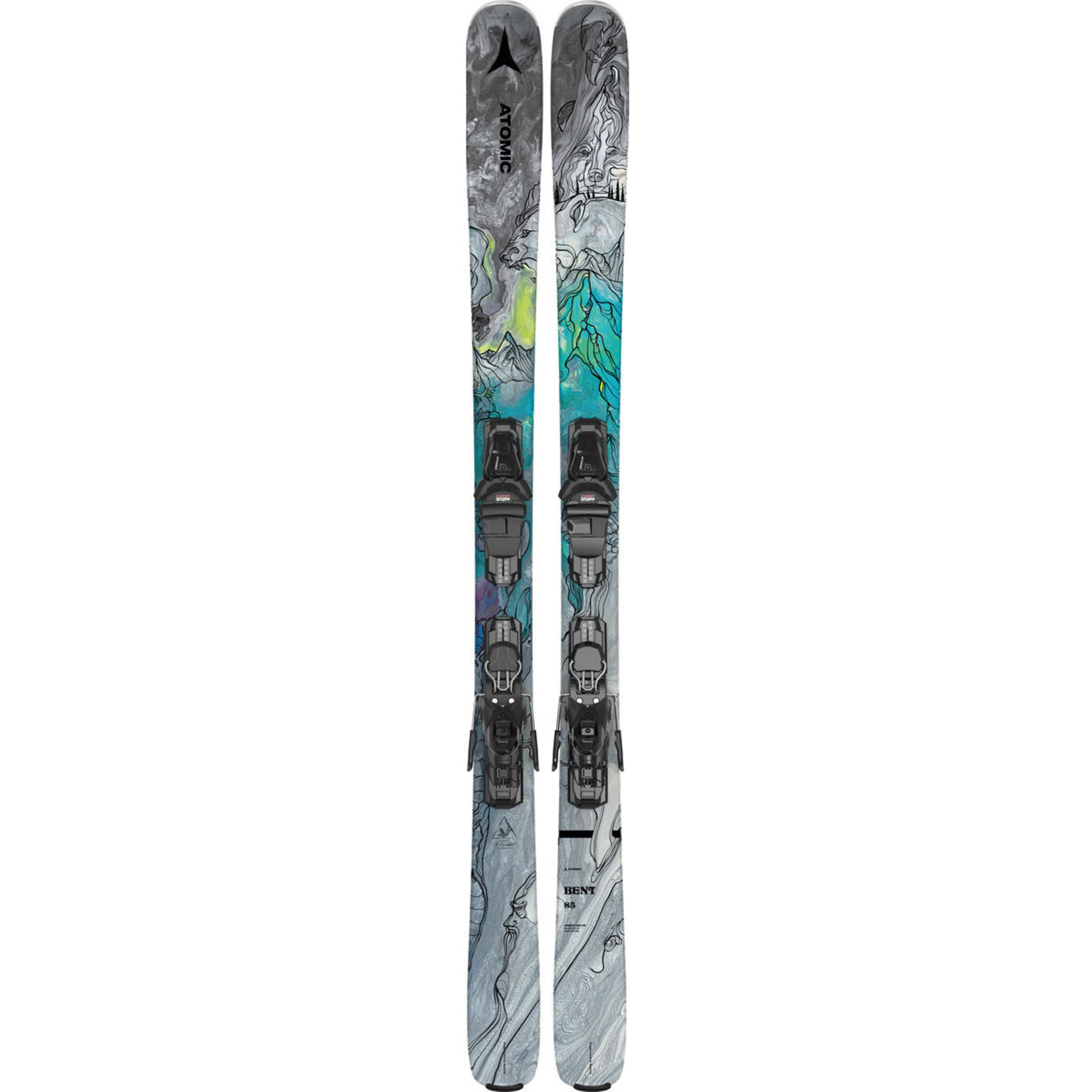 Atomic Atomic Bent 85 R Men's Skis w/ M10 GW Bindings 2023