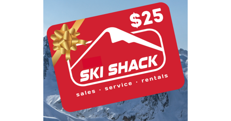 $25 Ski Shack Gift Card