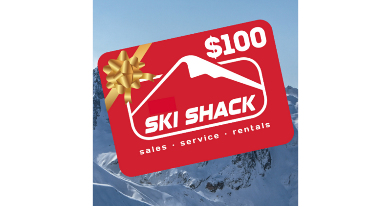 $100 Ski Shack Gift Card