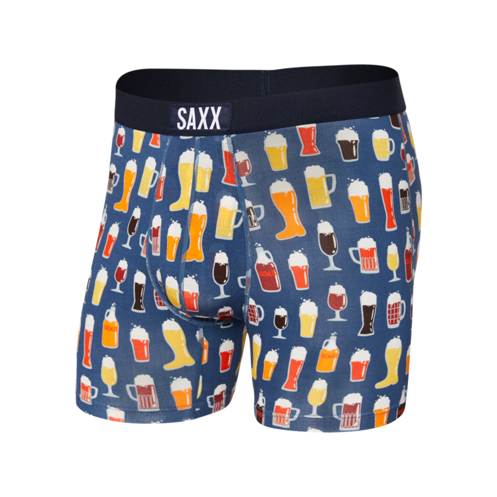 Saxx Underwear Men's Boxer Briefs – Vibe Men's Underwear – Boxer