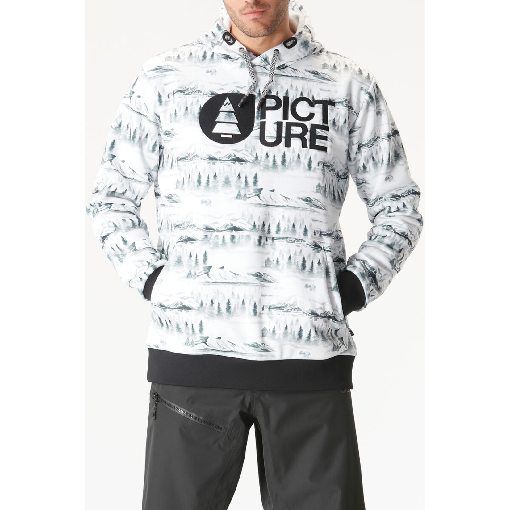 Picture Organic Picture Organic Men's Park Tech Printed Hoodie