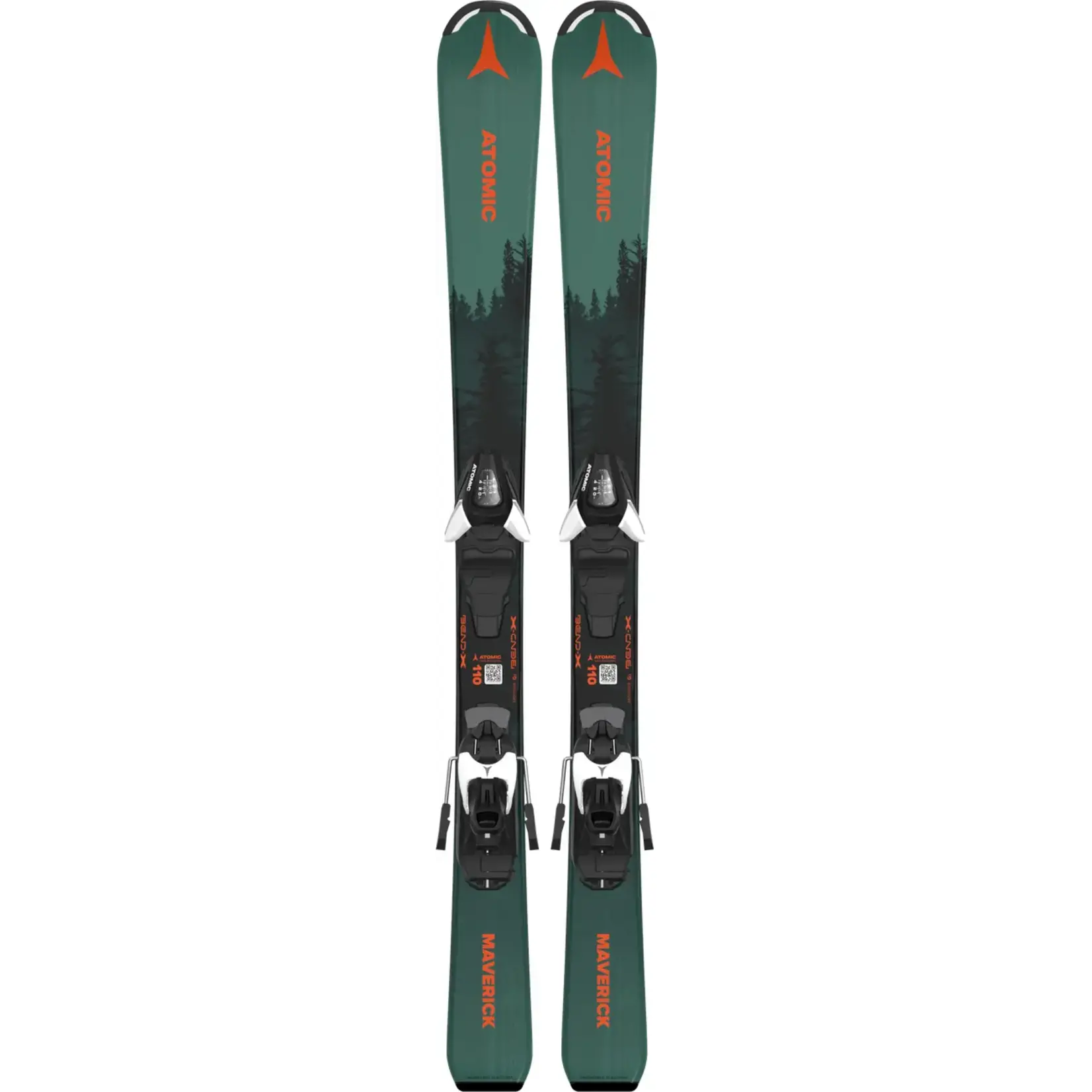 Atomic Atomic Maverick Jr 100-120 Kids Skis w/ C5 GW Bindings 2025