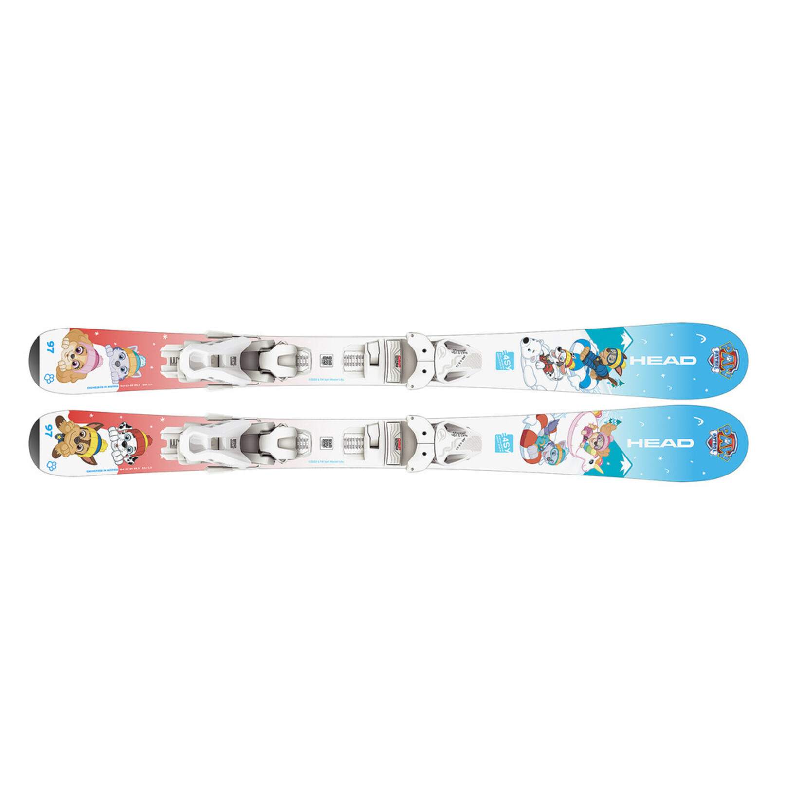 Head Head Paw Patrol Junior Skis w/ 4.5 GW Bindings 2025