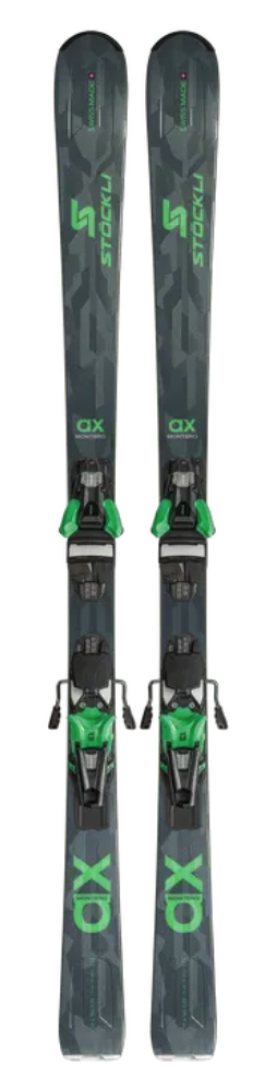Stockli Montero AX Skis with Strive 13 Green Binding 2025