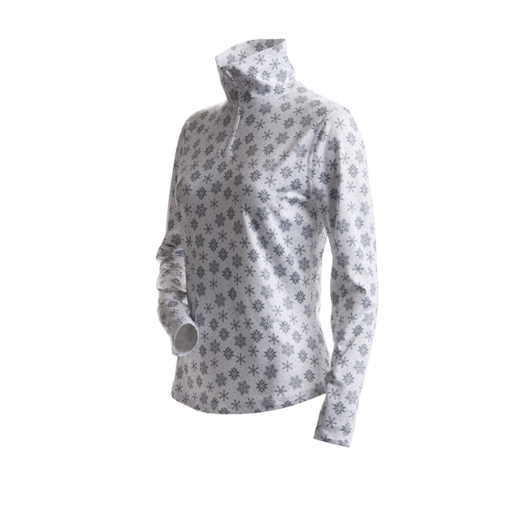NILS NILS Snowflake T-Neck Women's Base Layer Top
