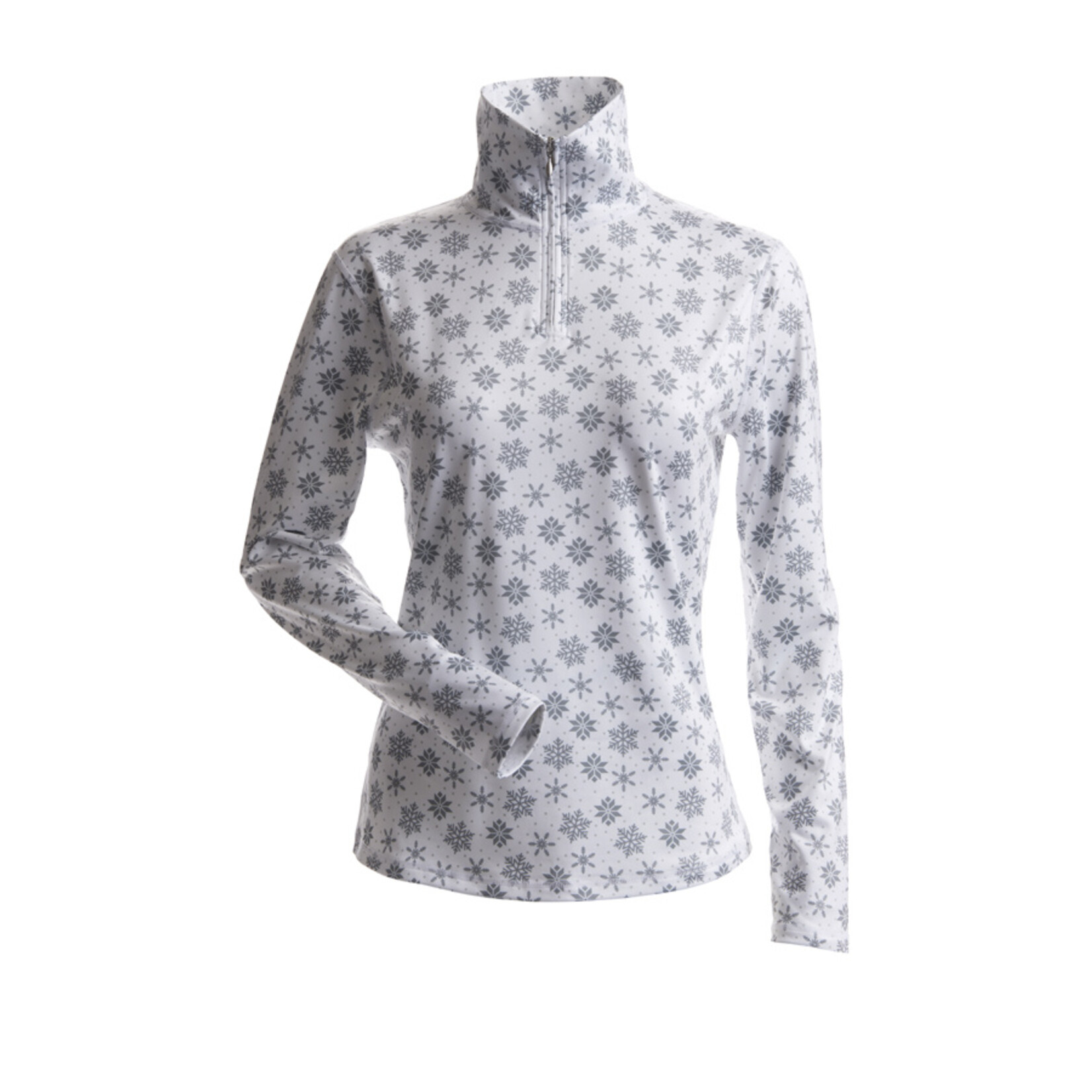NILS NILS Snowflake T-Neck Women's Base Layer Top