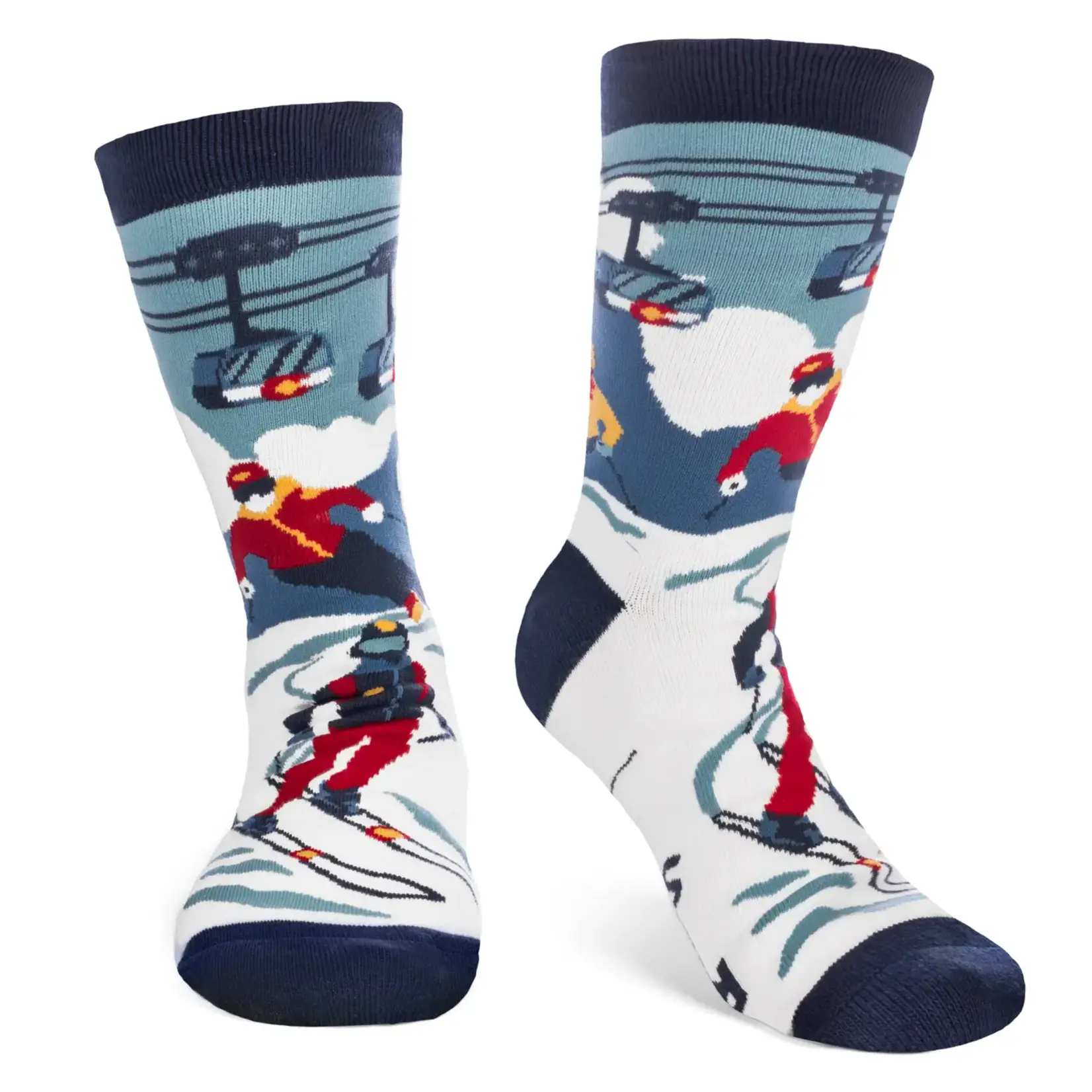 I'd Rather Be Skiing Adult Crew Socks