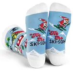 Tis the Ski-son Adult Crew Socks