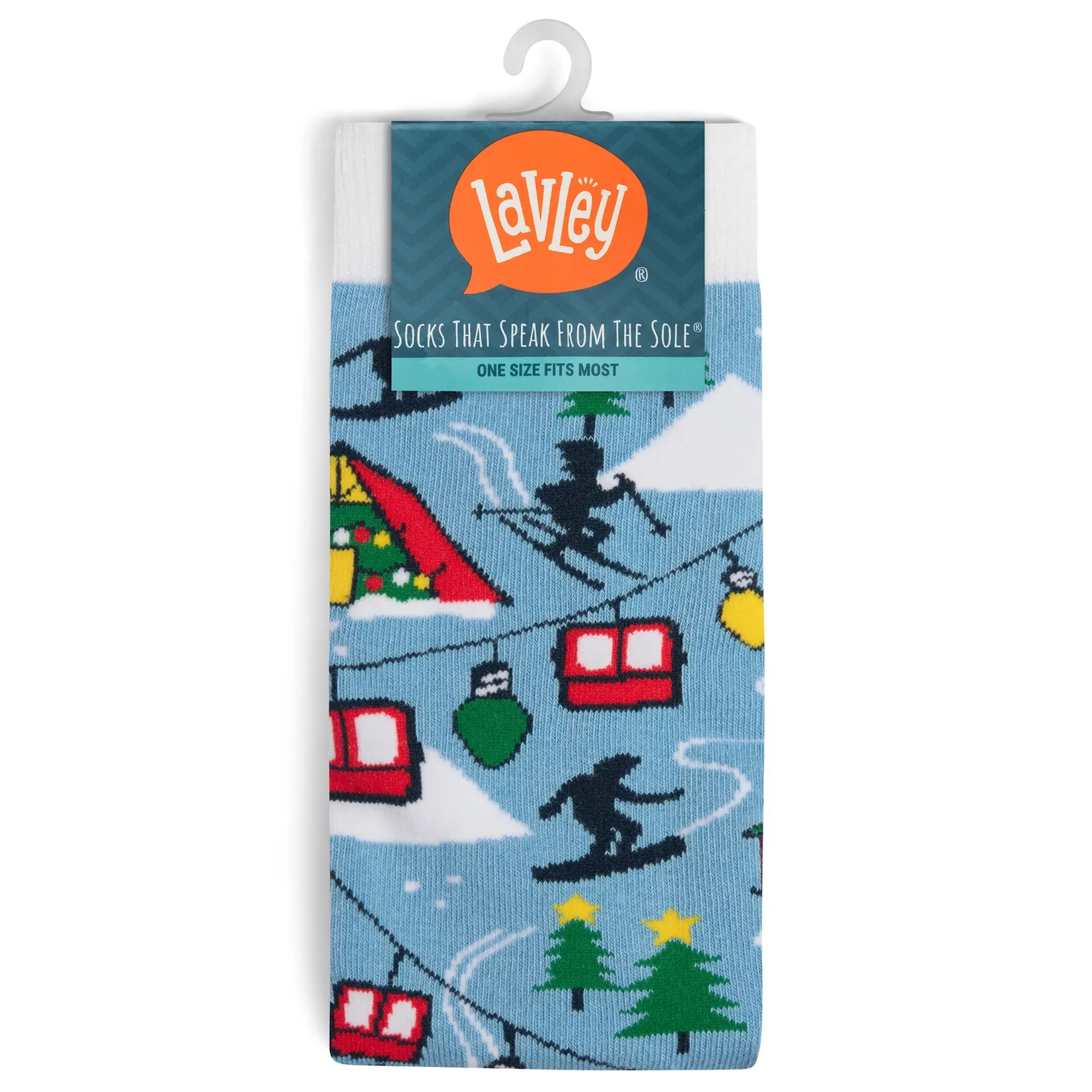 Tis the Ski-son Adult Crew Socks