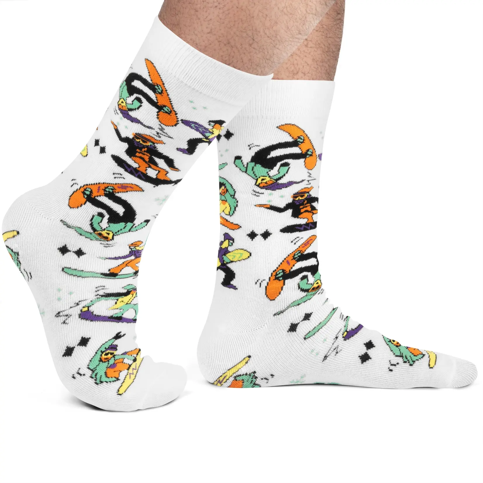 Send it Snowboard Adult Crew Socks