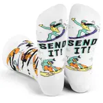 Send it Snowboard Adult Crew Socks