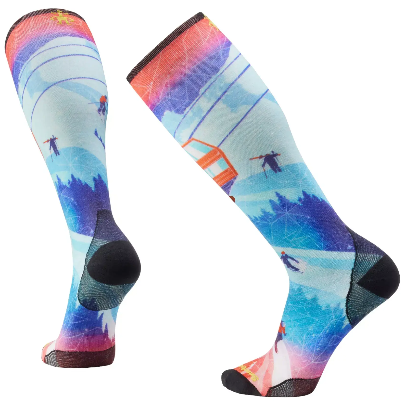 Smartwool Smartwool Ski Zero Cushion Ski Day Print OTC Socks