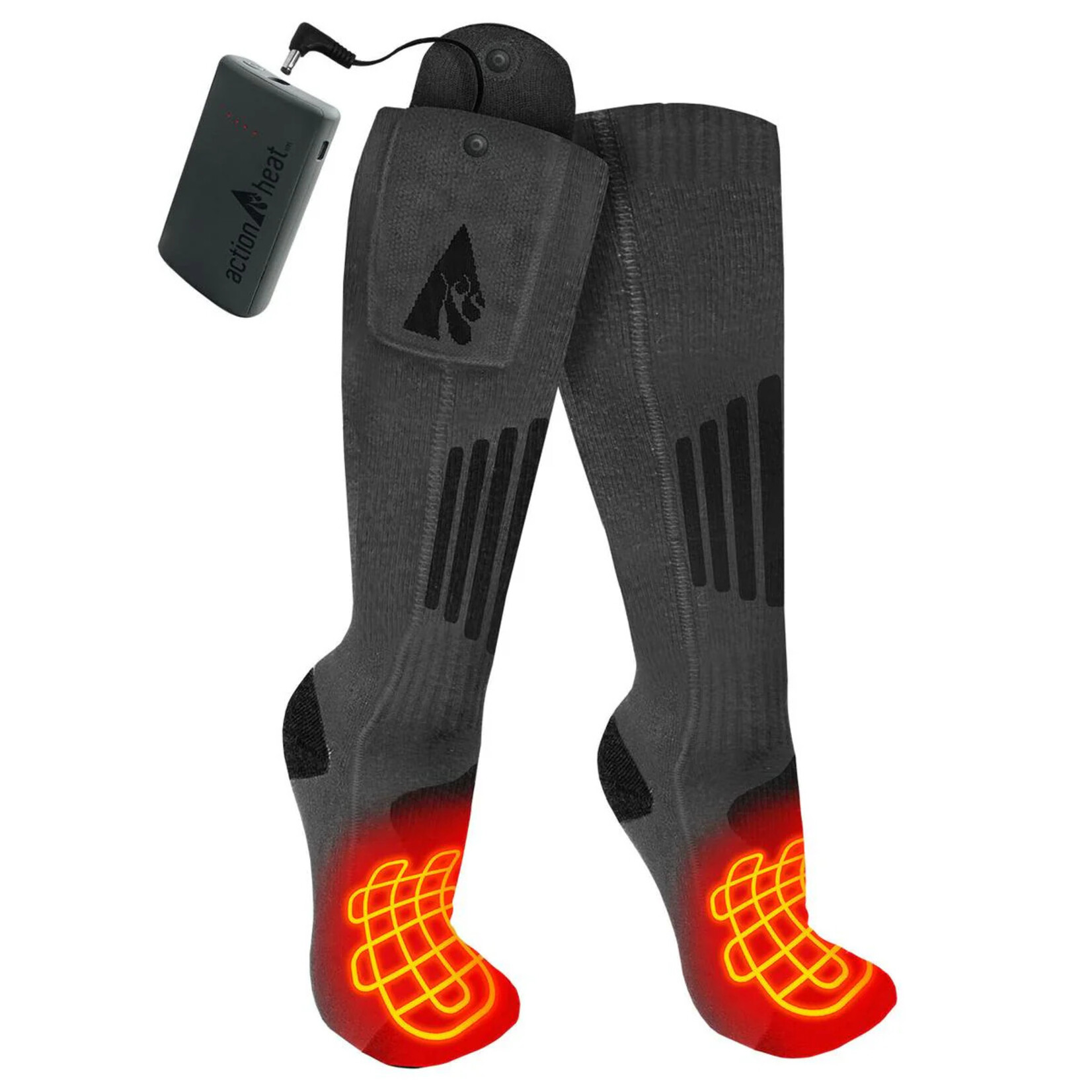 ActionHeat Action Heat 3.7 V Rechargeable Heated Wool Socks