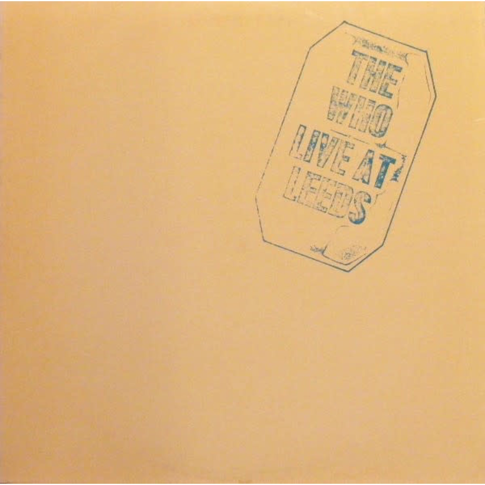 [Vintage Vinyl] Who - Live at Leeds (non-gateold, no papers reissue)