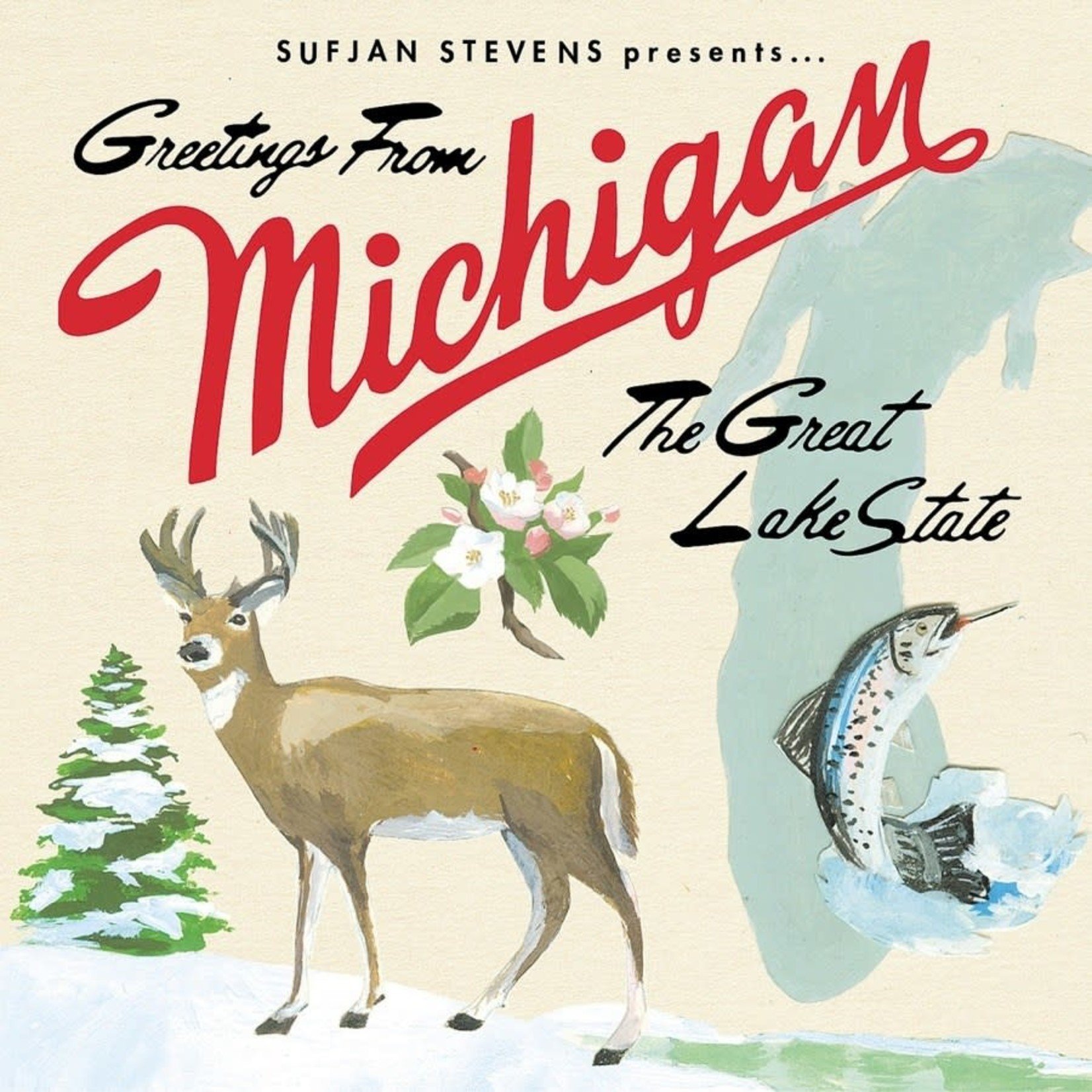 [New Vinyl] Sufjan Stevens - Greetings From Michigan - The Great Lake State (2LP)