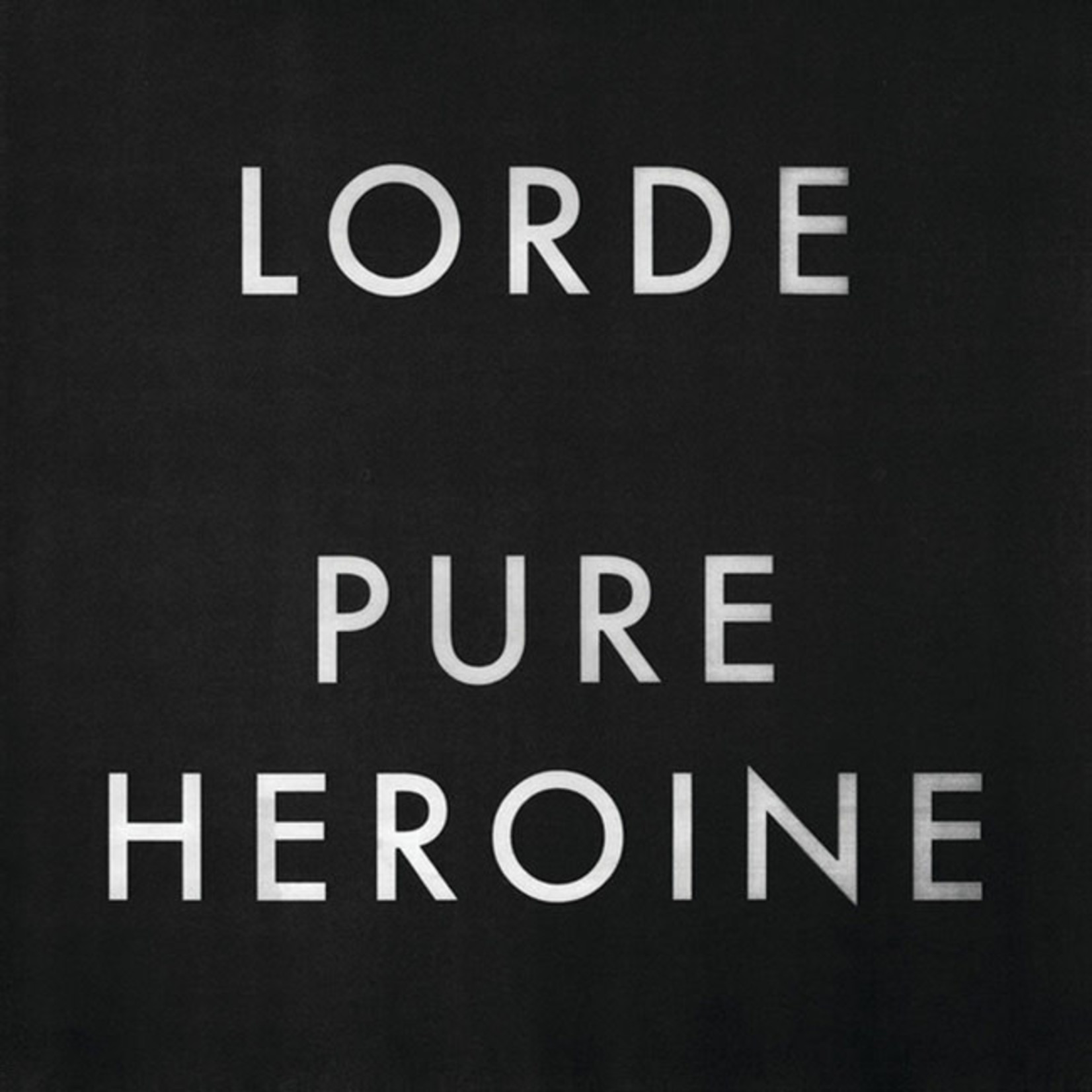 [New Vinyl] Lorde - Pure Heroine