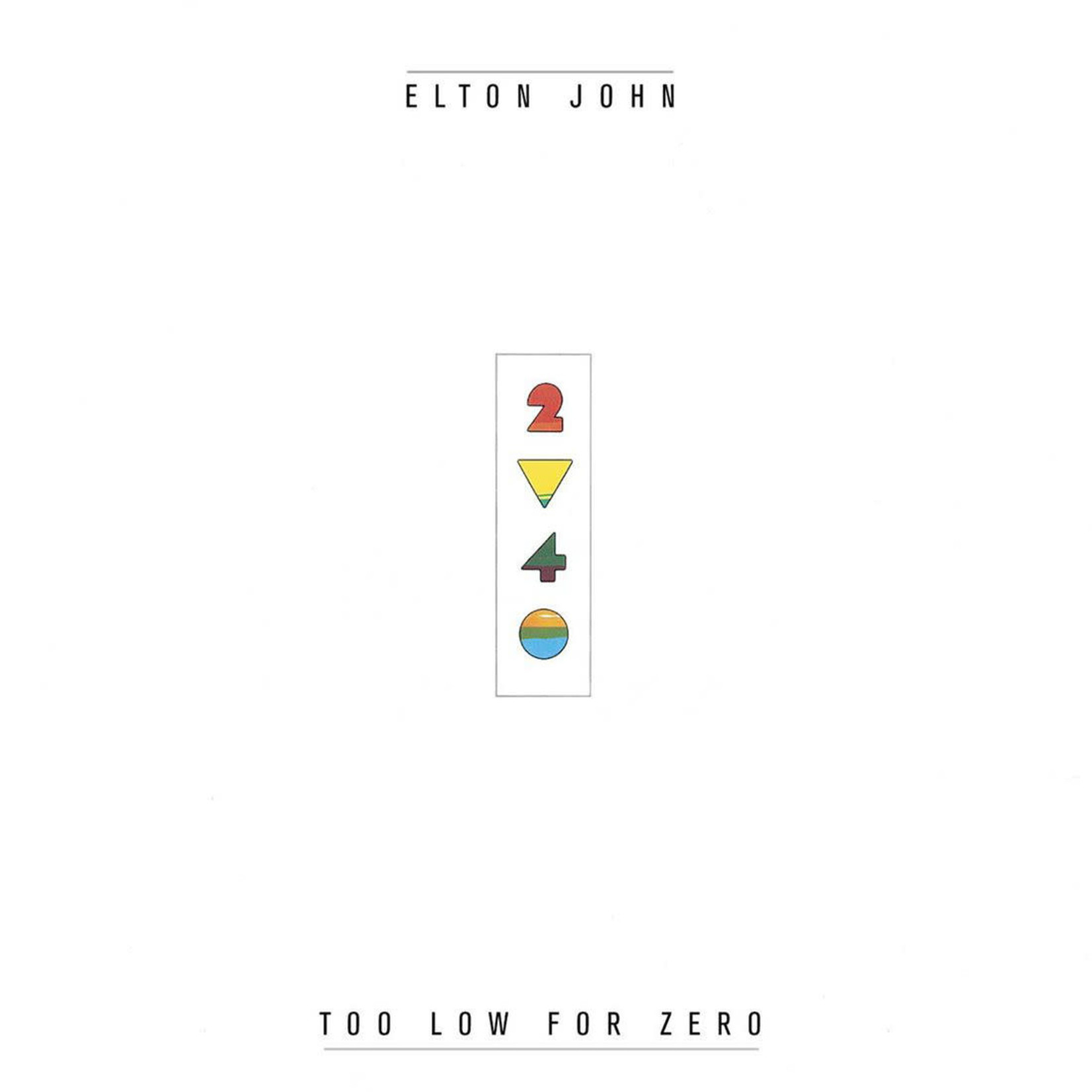 [Vintage Vinyl] Elton John - Too Low for Zero