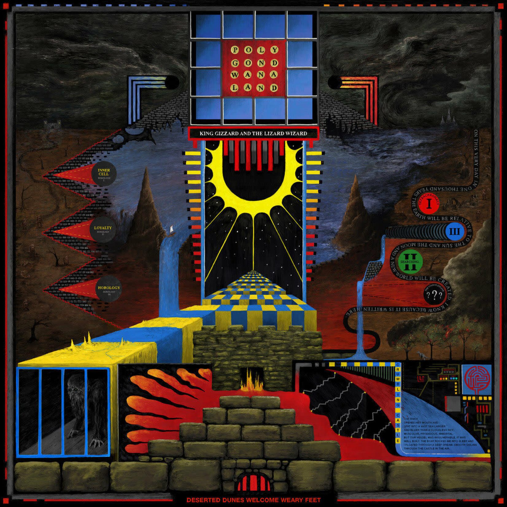 [New] King Gizzard & the Lizard Wizard - Polygondwanaland (limited edition, multicoloured vinyl)