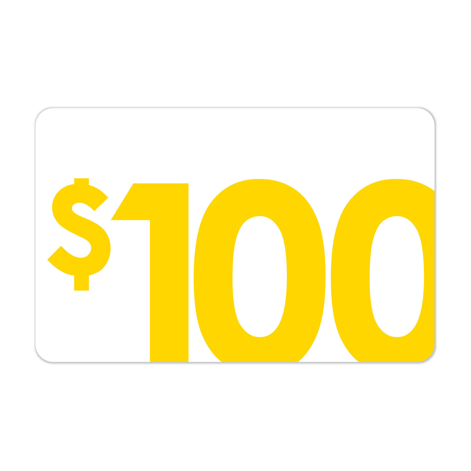 Gift Certificate $100