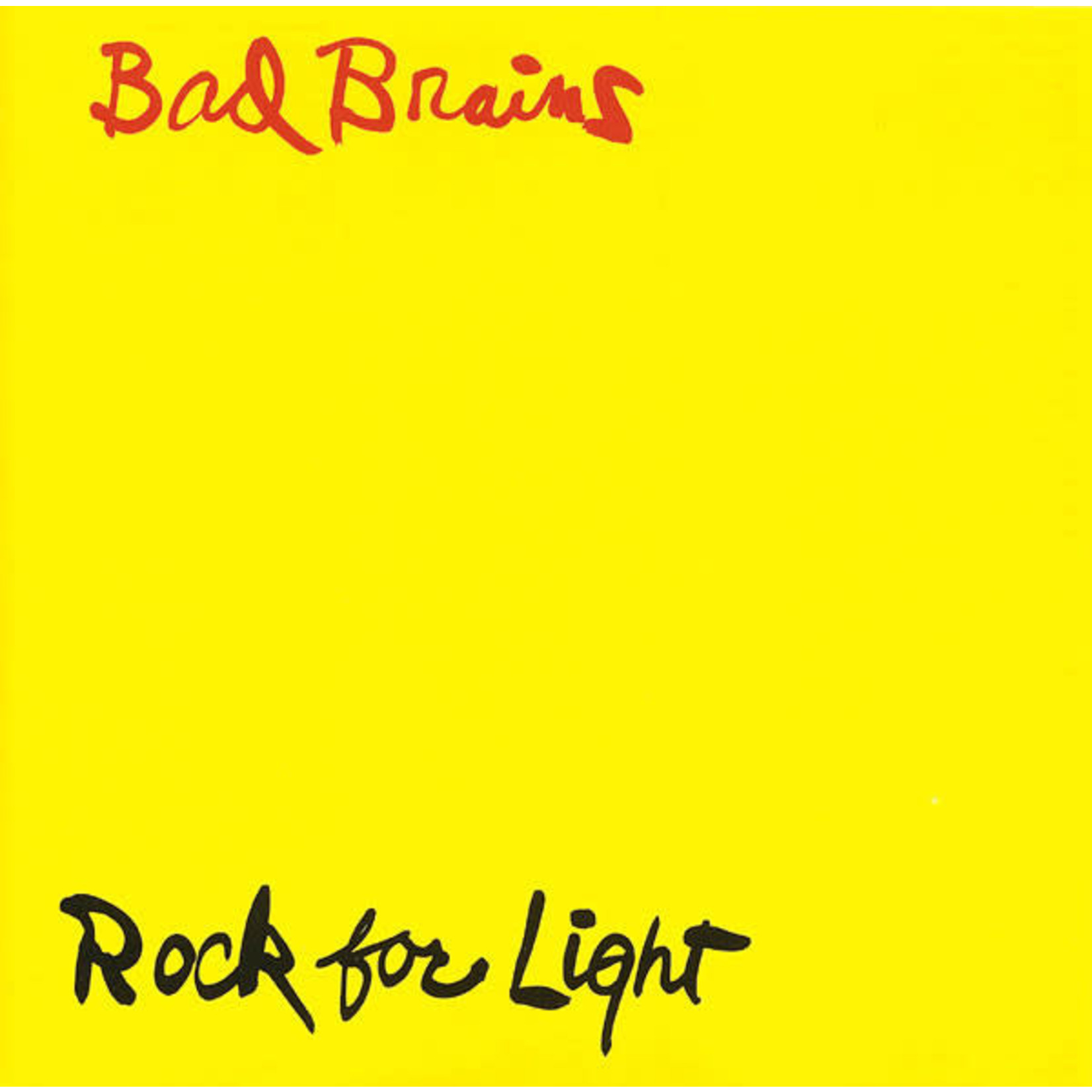 [New] Bad Brains - Rock For Light (indie exclusive yellow vinyl)