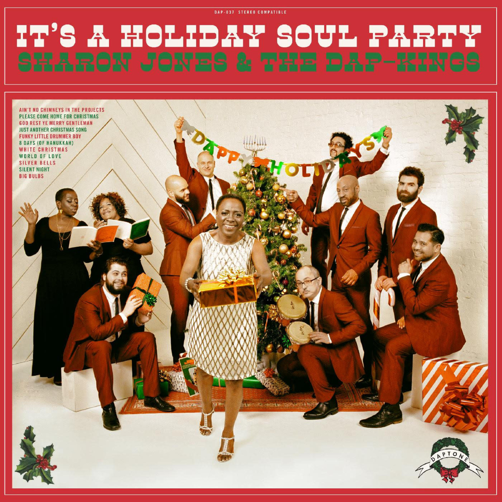 [New Vinyl] Sharon Jones & the Dap-Kings - It's a Holiday Soul Party (candy cane colour vinyl)