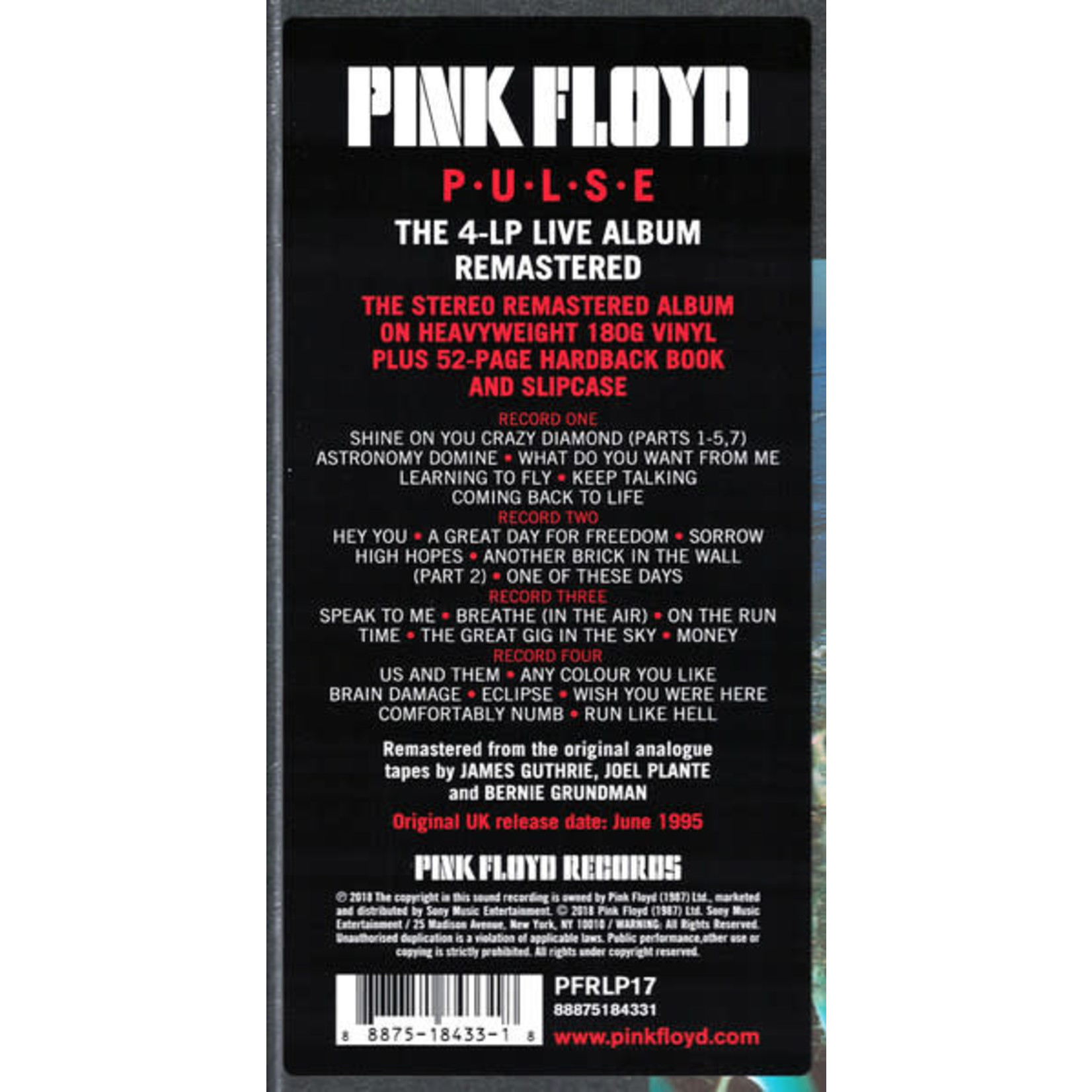 [New Vinyl] Pink Floyd - Pulse (4LP, box-set)