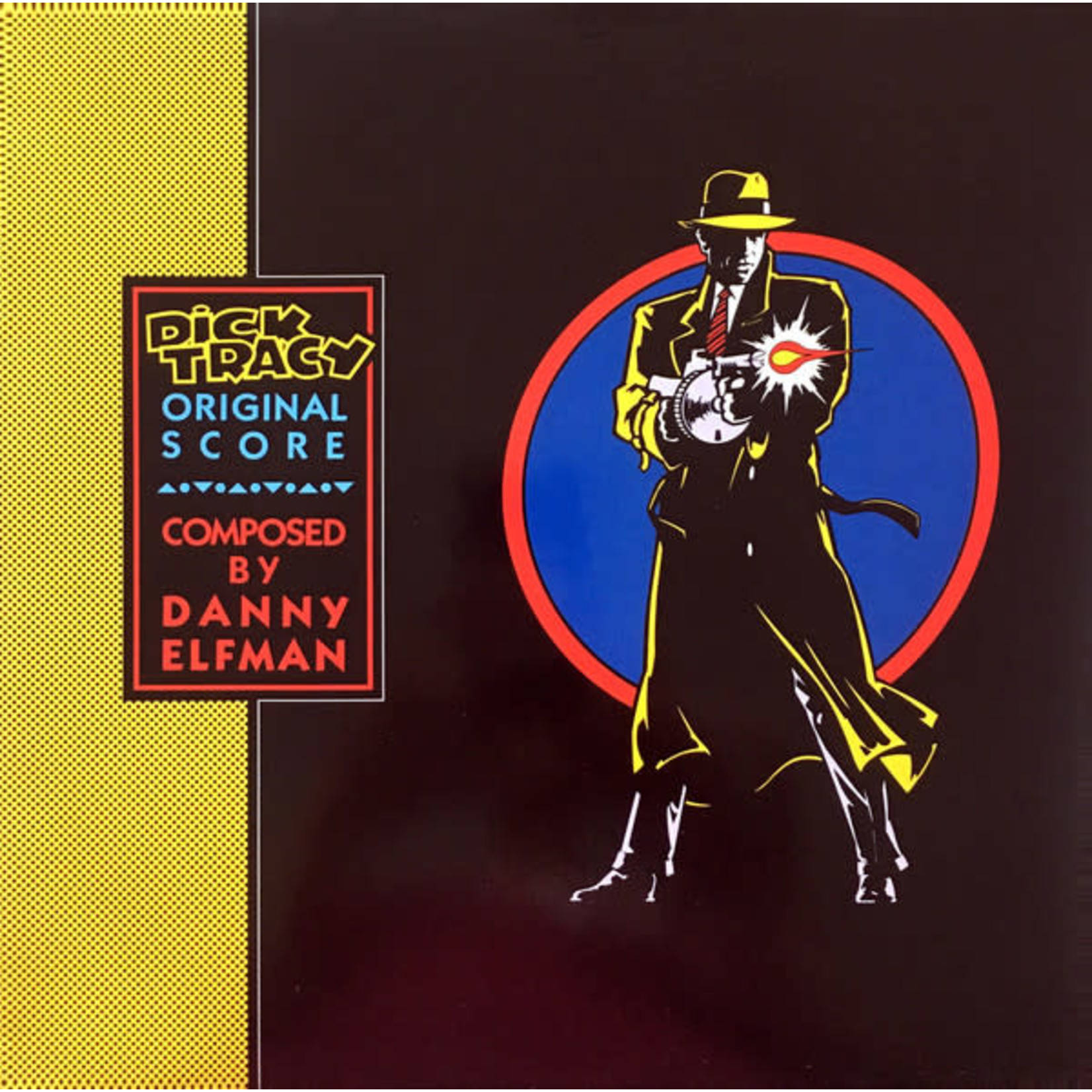 [New Vinyl] Danny Elfman - Dick Tracy Original Score Composed by Danny Elfman (soundtrack, translucent cobalt blue vinyl)