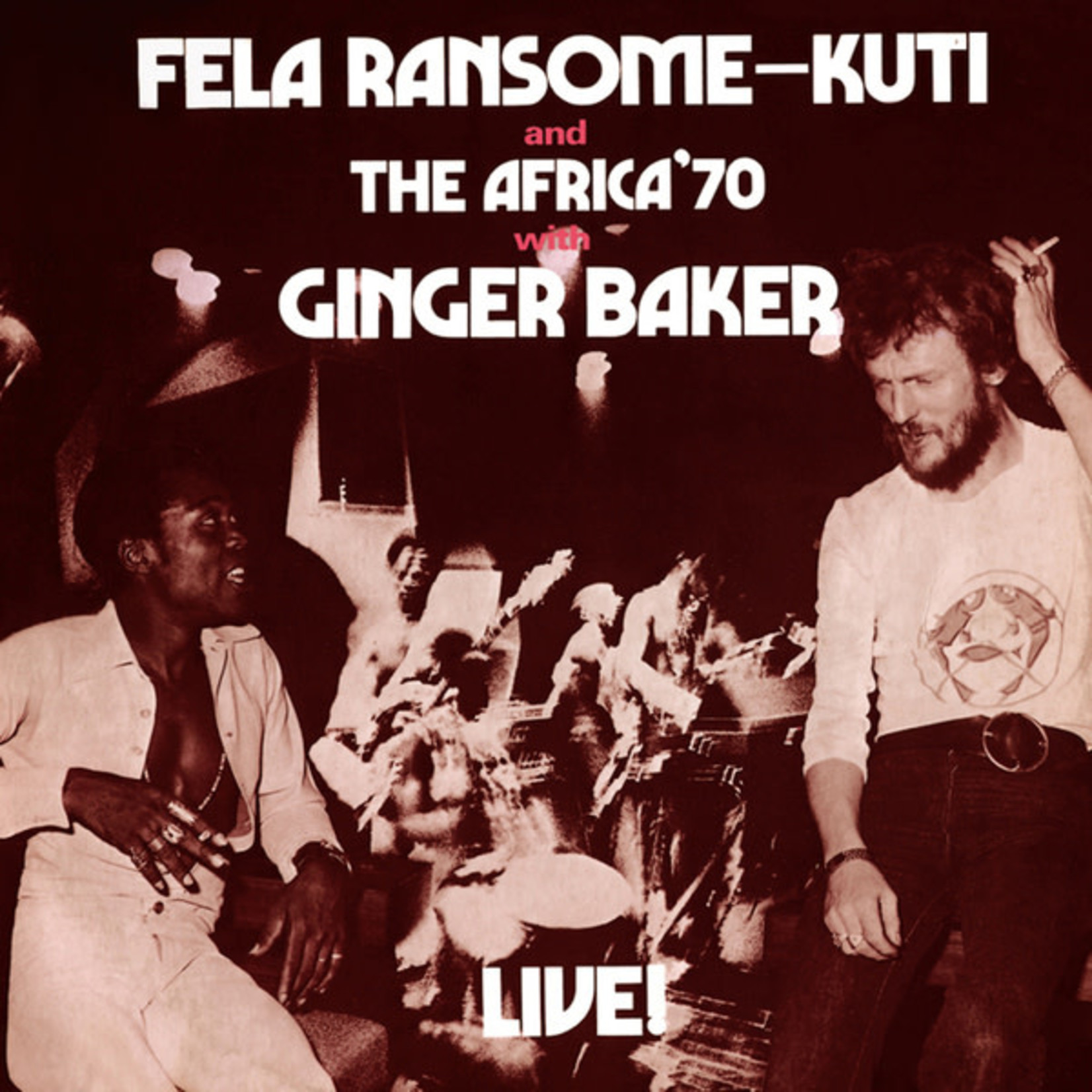 [New] Fela Kuti: Fela Live With Ginger Baker (Red Vinyl) [KNITTING FACTORY RECORDS]
