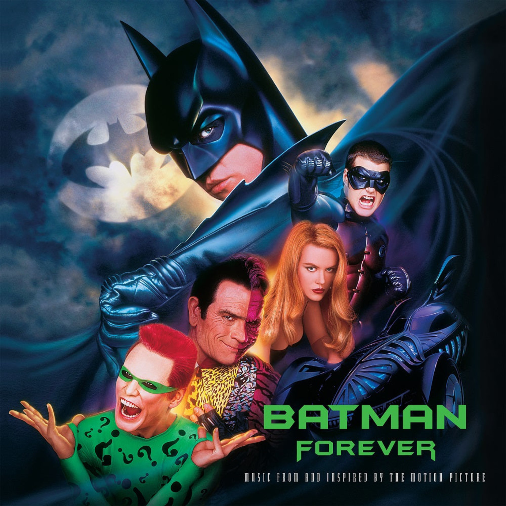 Various Artists - Batman Forever - Music From The Motion Picture (blue & silver vinyl, soundtrack)