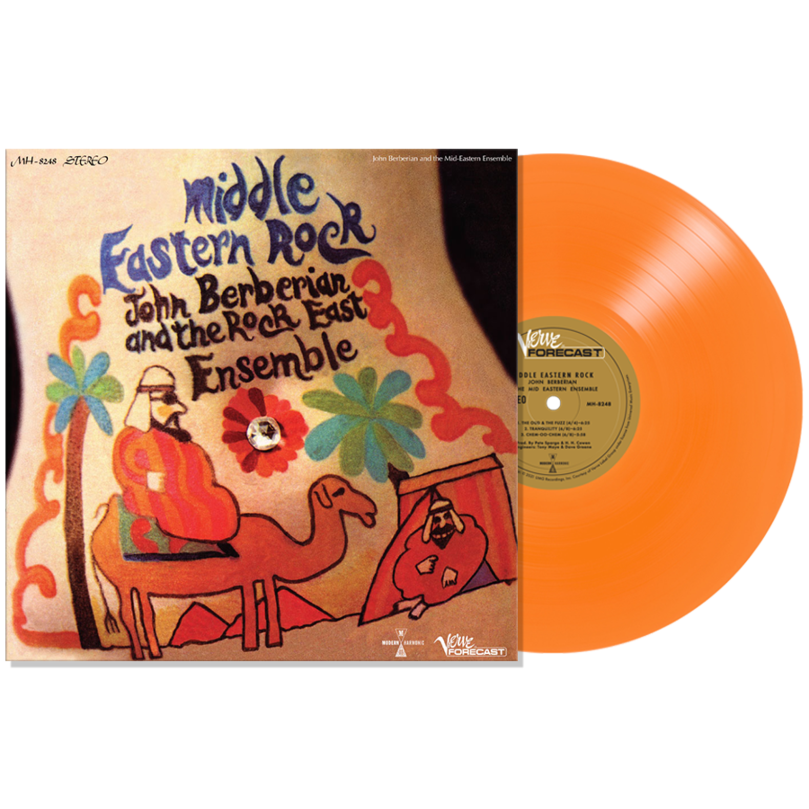 [New] John Berberian & the Rock East Ensemble - Middle Eastern Rock (orange vinyl)