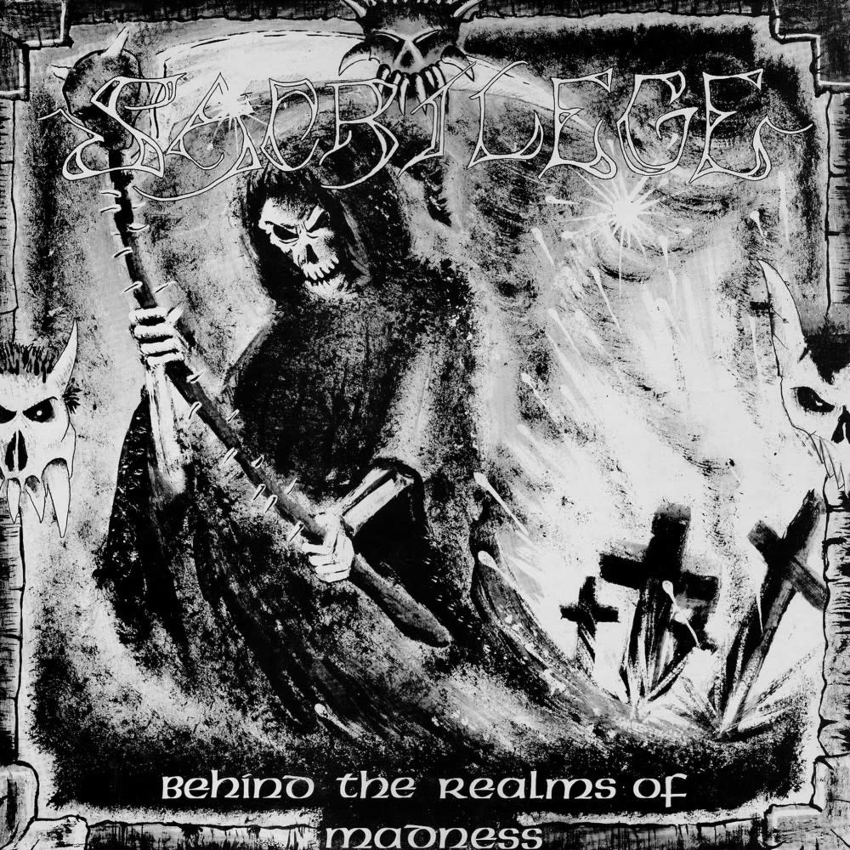 Sacrilege - Behind The Realms Of Madness (2LP, black & white splatter vinyl)