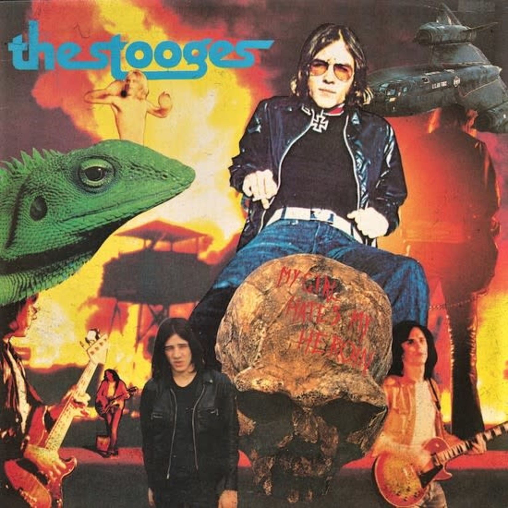 [New] Stooges (Iggy Pop) - My Girl Hates My Heroin (red & black splatter vinyl)
