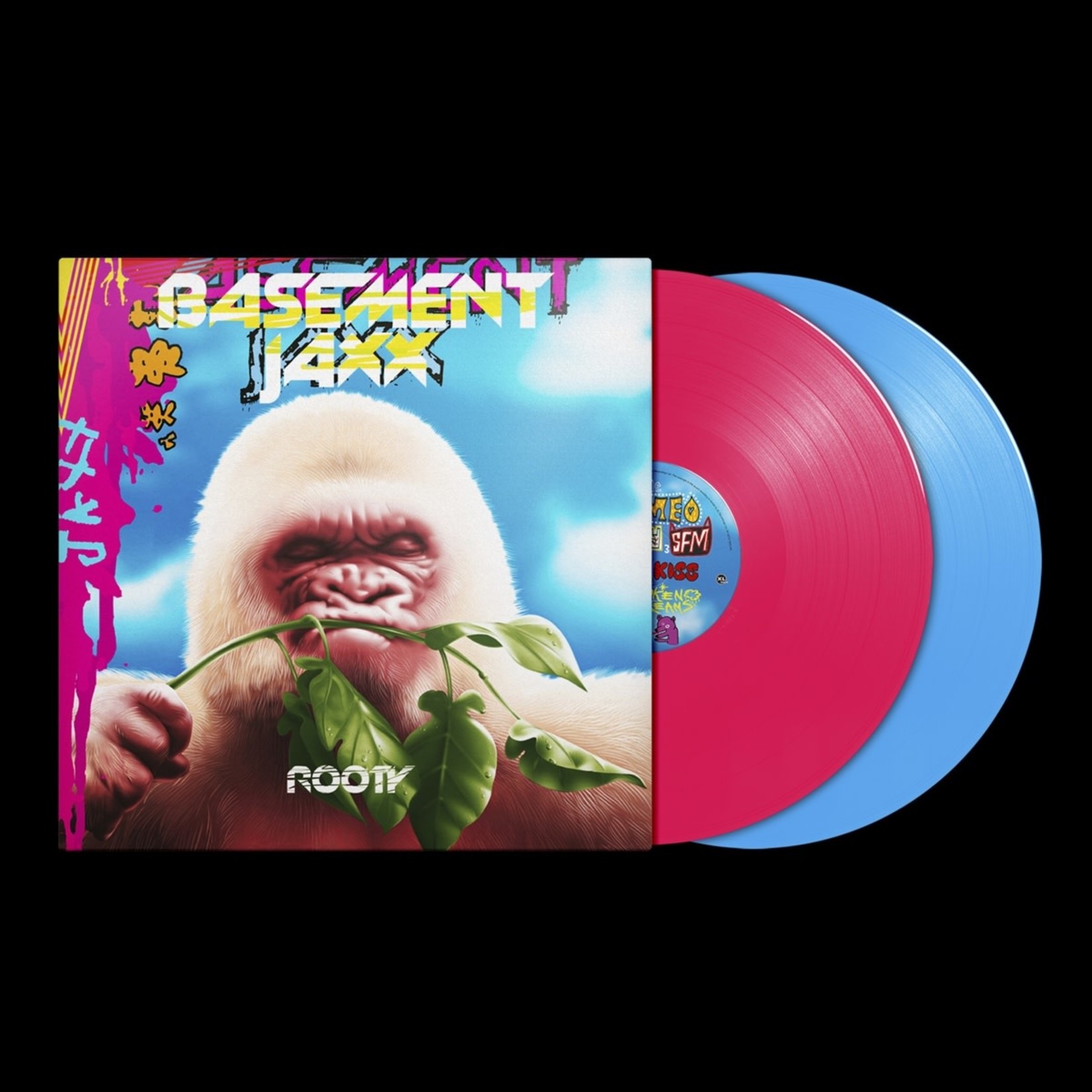 [New Vinyl] Basement Jaxx - Rooty (2LP, pink vinyl, blue vinyl)