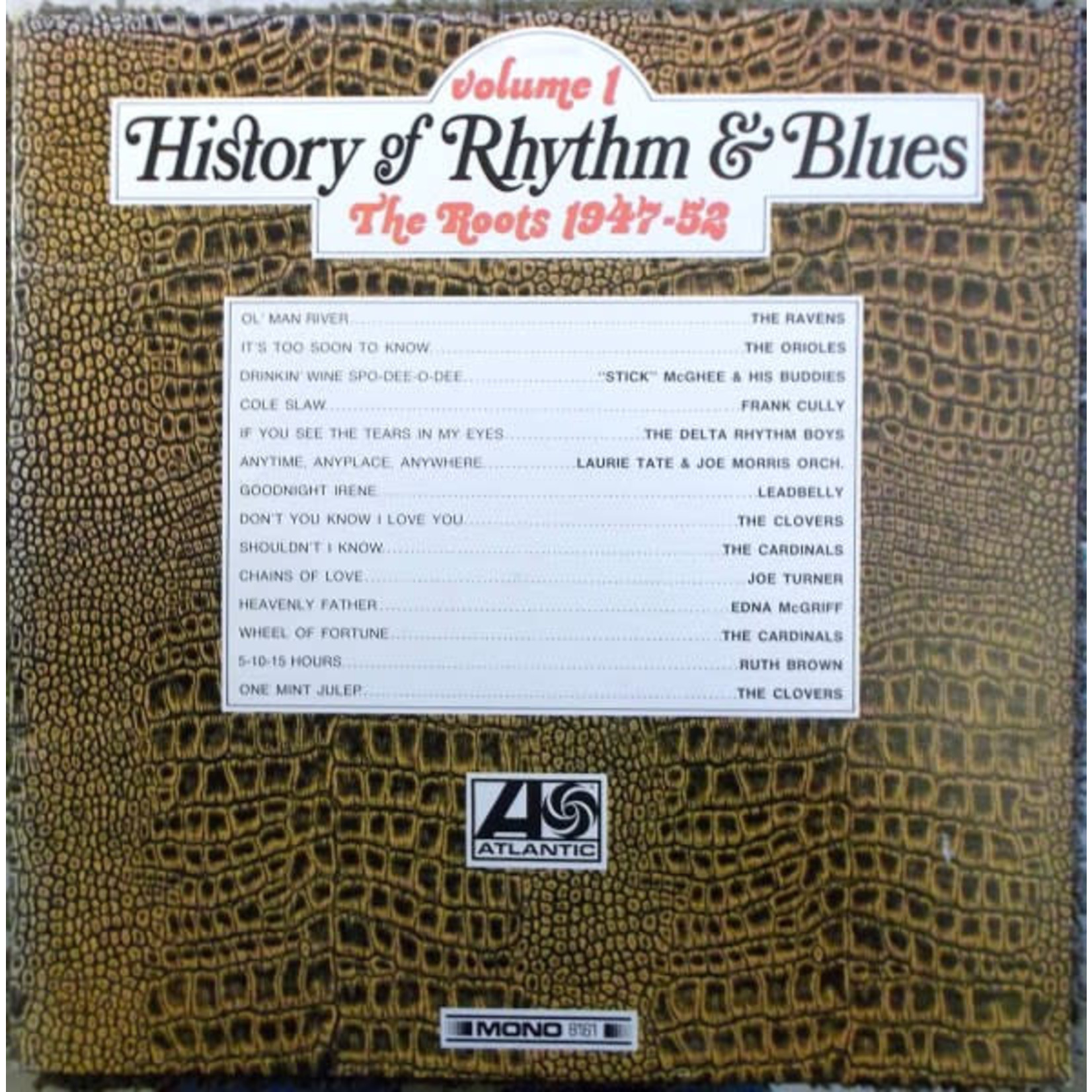 Various: History of Rhythm & Blues, Vol. 1, the Roots, 1947-1952 [VINTAGE]