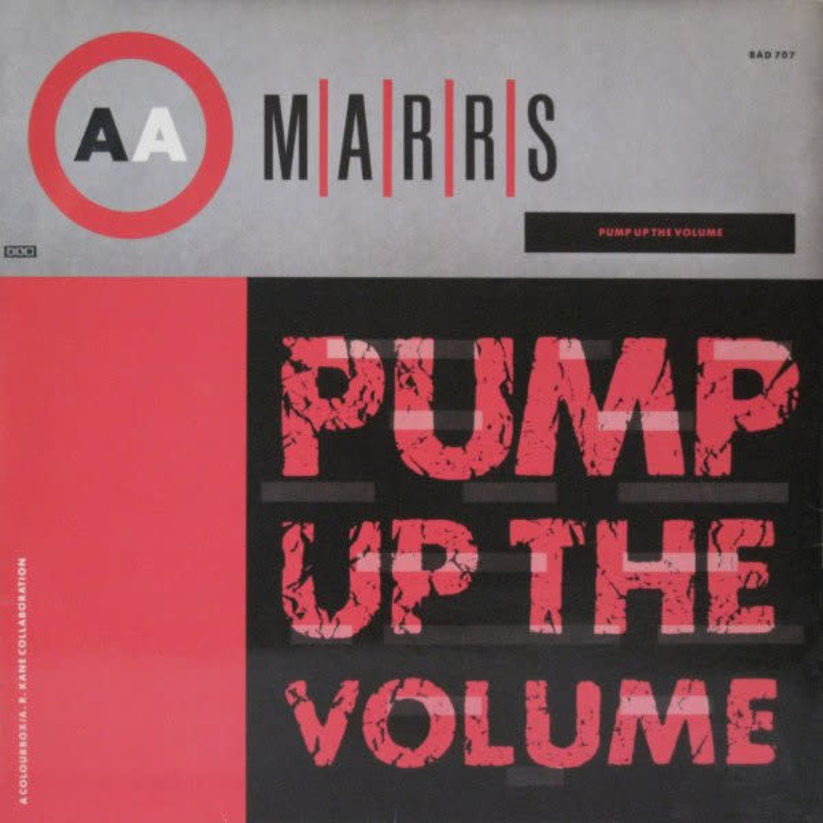 [Vintage] M/A/R/R/S - Pump Up the Volume (12")
